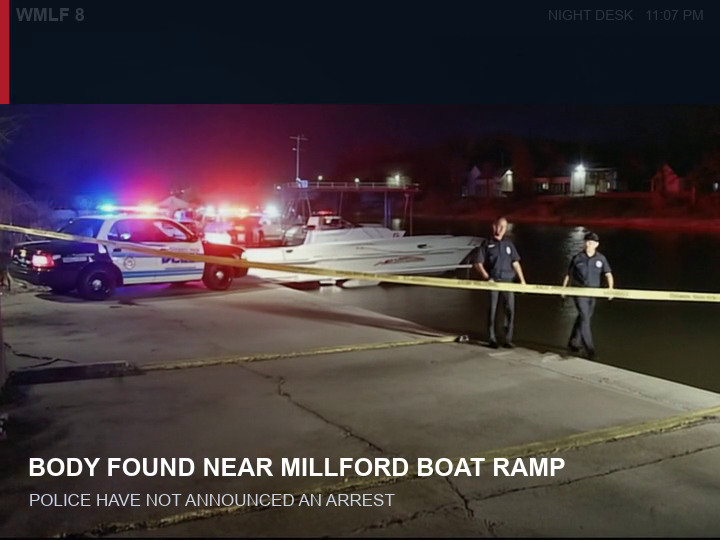 A fictional local television report about the Millford murder